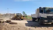 رفع 97 طناً من مخلفات البناء في حملة مكبرة بقنا