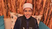 آدم أحمد الثاني على الابتدائية الأزهرية رغم فقدان البصر