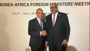 وزير الخارجية يلتقي نظيره التنزاني على هامش الاجتماع الوزاري الكوري الأفريقي