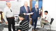 رئيس جامعة القناة يتفقد امتحانات الآداب ويؤكد دعم الطلاب ذوي الهمم