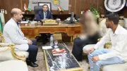 أرملة المنوفية تنتقل من العشة إلى مكتب المحافظ بعد مساعدتها