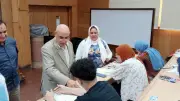 نائب رئيس جامعة دمنهور يتفقد امتحانات الفصل الثاني بكليات الطب البيطري والعلوم والتمريض