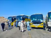 وصول أولى رحلات عودة حجاج الحج السياحي البري إلى ميناء العقبة