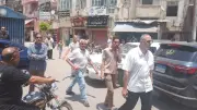 حملة مكبرة لإزالة الإشغالات بشوارع فارسكور في دمياط