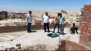 إزالة مباني مخالفة بالدور الخامس في منطقة الموظفين بالغردقة