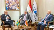 رئيس اقتصادية قناة السويس يبحث مع السفير السويدي تعزيز التعاون والاستثمار