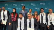 نجوم مصر يحتفلون بتخرج دفعة ماجستير إدارة كرة القدم من معهد برشلونة