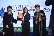 وزيرة الثقافة توثق رحلة العائلة المقدسة بفيلم 