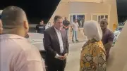 محافظ دمياط يتفقد اللمسات النهائية لتطوير بوابة رأس البر الشرقية