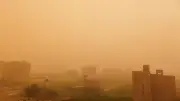 عاصفة ترابية وأمطار خفيفة تضرب الفيوم وتحذيرات من الأرصاد