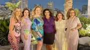 إلهام شاهين تحتفل بعيد ميلاد هالة صدقي مع صديقاتها