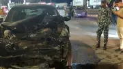 مصرع محامٍ وزوجته وشقيقته في حادث تصادم بعد زفاف بالإسماعيلية