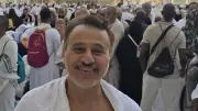 إيهاب فهمي يحتفل بعيد ميلاده من أمام الكعبة المشرفة في مكة