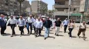 محافظ الجيزة يتفقد توسعة وتطوير شارع كفر طهرمس لتحسين المرور