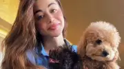 يارا السكري تخطف الأنظار بظهورها مع كلابها في حديقة المنزل