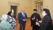 محافظ الإسكندرية وبابا الروم يتفقدان مدرسة أفيروف لتحويلها لصرح ثقافي