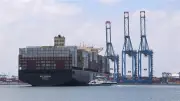 خدمات الترانزيت غير المباشر عبر خط الرورو بميناء دمياط تواصل نشاطها