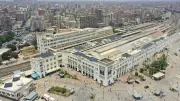 استخدام الطاقة الشمسية لترشيد استهلاك الكهرباء بمحطة مصر بالقاهرة