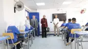 محافظ الوادي الجديد تتابع امتحانات الدبلومات الفنية في أول أيام انطلاقها