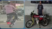 القبض على طالب قام بحركات استعراضية بدراجته النارية في الفيوم