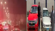 ضبط سائقين قاما بحركات استعراضية وعطلا المرور في كفر الشيخ