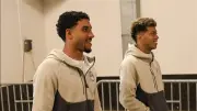 لحظة وصول منتخب مصر لملعب مباراته الودية أمام البرازيل في أمريكا