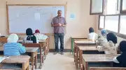طلاب الإعدادية بالقليوبية يؤدون امتحان الهندسة وسط إجراءات مشددة