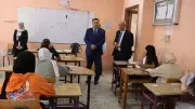 طلاب الشهادة الإعدادية بالقليوبية يؤدون امتحان الهندسة وسط إجراءات مشددة