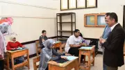 محافظ أسوان يتفقد لجان الإعدادية ويوجه بتكثيف النظافة وتوفير الأجواء الملائمة