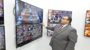 رئيس جامعة كفر الشيخ يتفقد كاميرات مراقبة الامتحانات لضمان الانضباط