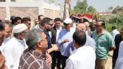 محافظ الجيزة يتفقد محطة رفع صرف صحي ببني يوسف ويوجه بتسريع التنفيذ