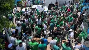 جماهير المصري تتوافد إلى إستاد السويس لنهائي كأس عاصمة مصر ضد إنبي