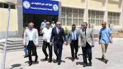 رئيس جامعة القناة يتفقد عيادات العلاج الطبيعي ويشيد بالتجهيزات