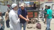 حملة مفاجئة لحي شمال الغردقة تزيل إشغالات ومخالفات بشارع الشهر العقاري القديم