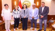 وزيرة التضامن تستقبل وفد مهرجان أسوان الدولي لأفلام المرأة