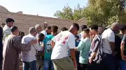 توديع معلمة أسوان في مشهد مهيب بعد حادث أليم أثناء امتحانات الدبلومات