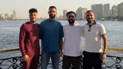 عمرو السولية يثير الجدل بظهور جديد مع علي معلول وحسين الشحات وأكرم توفيق