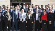 وزير الشباب يستقبل شباب اتحاد بشبابها لزيارة مركز معلومات مجلس الوزراء