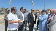 أبو ليمون يوجه بتكثيف التطوير بكورنيش وشاطئ بورسعيد