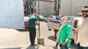 بورفؤاد تجمل مسطحاتها الخضراء وتضرب الإشغالات بحي الفيروز في حملة مكبرة