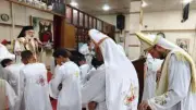 الأنبا باسيليوس يترأس قداس عيد قلب يسوع الأقدس بمنسافيس ويجدد نذور الراهبات