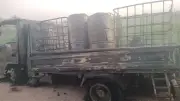السيطرة على حريق شاحنة محملة بالزيت في المنوفية دون إصابات