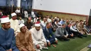 محافظ أسوان يحتفل بالعام الهجري الجديد بمسجد النصر نيابة عن الرئيس السيسي