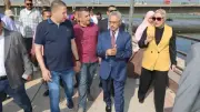 محافظ بني سويف يتفقد مشروع المرسى السياحي الجديد على النيل