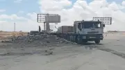 انقلاب مقطورة أسمنت على طريق الإسكندرية مطروح الساحلي دون إصابات
