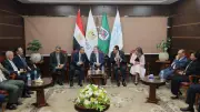 محافظ المركزي ووزير التعليم العالي يفتتحان وحدات طبية بمعهد الأورام