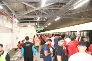 لمتابعة مباراة مصر وبلجيكا من العاصمة الجديدة.. إقبال كبير على محطات مونوريل شرق النيل