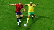 التشيك تتقدم على جنوب أفريقيا بهدف في الشوط الأول بكأس العالم