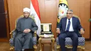 محافظ الدقهلية يستقبل وزير الأوقاف لمناقشة رسالة دكتوراة بجامعة المنصورة