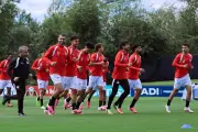 الحماس يشعل تدريبات الفراعنة استعدادًا لأستراليا وتدريبات علاجية لثلاثي المنتخب صور